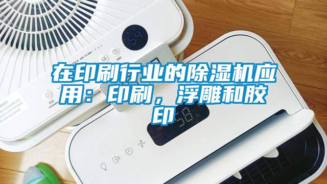 在印刷行業(yè)的除濕機應用：印刷，浮雕和膠印