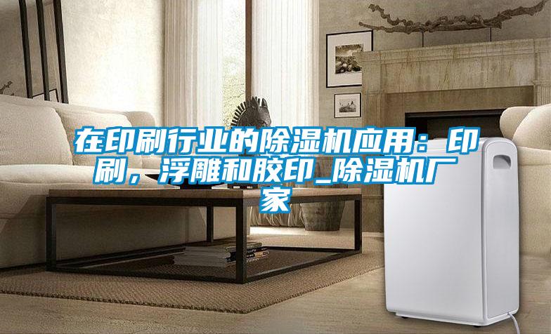 在印刷行業(yè)的除濕機(jī)應(yīng)用：印刷，浮雕和膠印_除濕機(jī)廠家