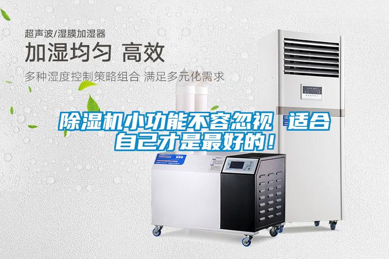 除濕機(jī)小功能不容忽視 適合自己才是最好的！