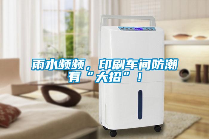 雨水頻頻，印刷車間防潮有“大招”！
