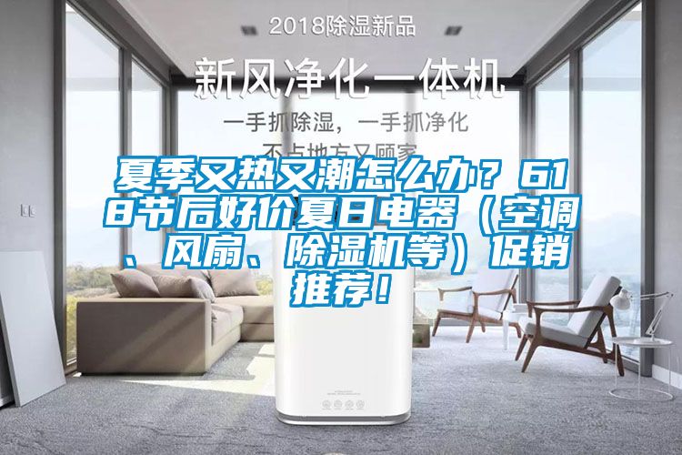 夏季又熱又潮怎么辦？618節(jié)后好價夏日電器（空調(diào)、風扇、除濕機等）促銷推薦！