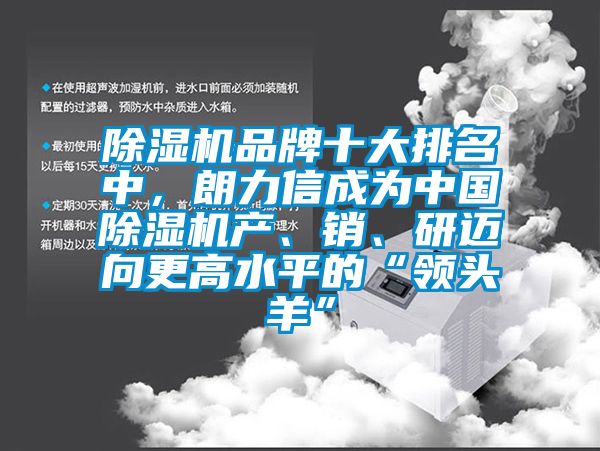 除濕機(jī)品牌十大排名中，朗力信成為中國(guó)除濕機(jī)產(chǎn)、銷(xiāo)、研邁向更高水平的“領(lǐng)頭羊”
